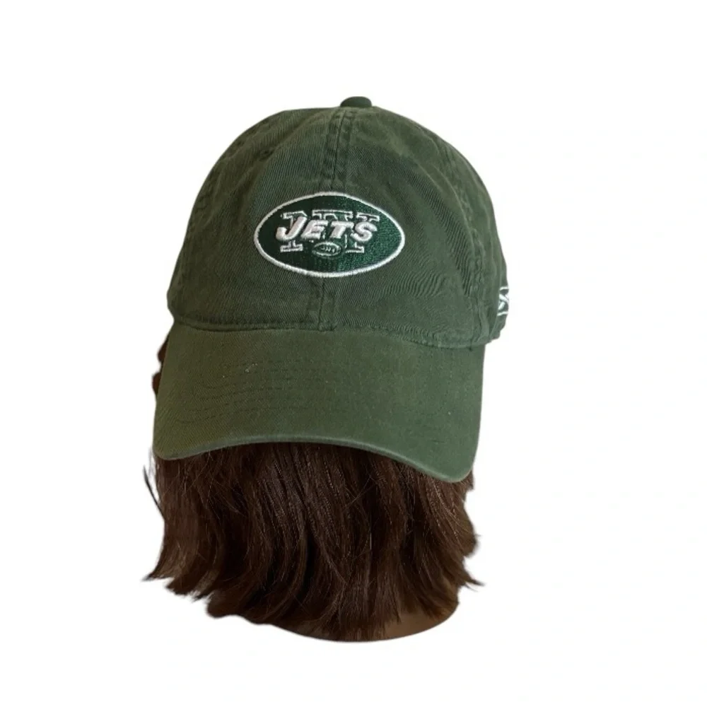 New York Jets Vintage Football Cap Hat Adjustable With Stretch OSFA Like New